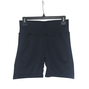 Seamless Workout Biker Shorts for Women High Waisted Scrunch Butt Size L